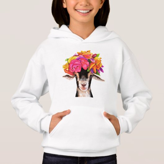 Meisjes Pullover Hoodie Posey de Geit (Voorkant)
