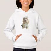 Meisjes Pullover Hoodie Wit Havanese (Voorkant)
