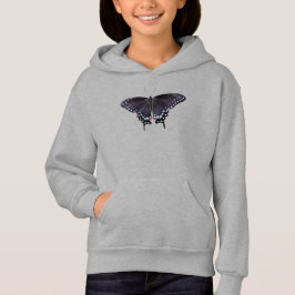 Meisjes Pullover Hoodie Zwart Swallowtail