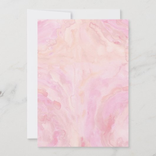 Meisjes Puppy Hond Verjaardagsfeestje Uitnodiginge Kaart (Achterkant)