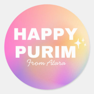 Meisjes Purim Label
