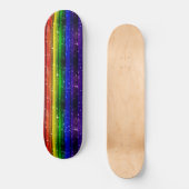 Meisjes Rainbow Sparkle Persoonlijk Skateboard (Voorkant)