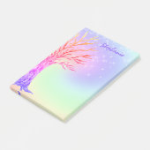 Meisjes Rainbow Sparkles Post-it® Notes (Schuin)