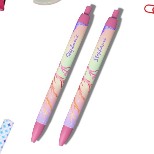 Meisjes Rainbow Sparkles Zwarte Inkt Pen