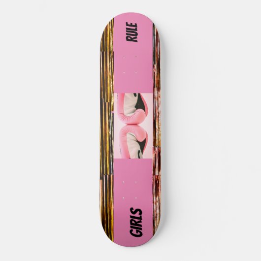 "Meisjes Regel", 8 1/4" Skateboard Deck (Voorkant)
