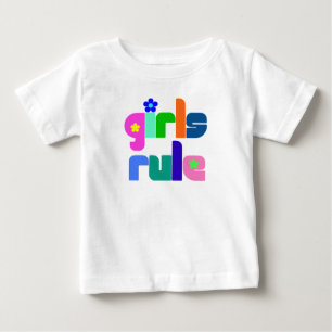 Meisjes regel baby/peuter t-shirt