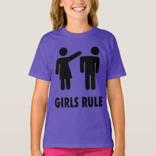 MEISJES REGEL grappig Meisjes Kinder T-shirts