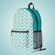 Meisjes Regenboog turkoois