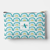 Meisjes Regenboog turkoois Etui (Achterkant)