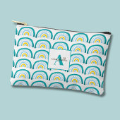 Meisjes Regenboog turquoise Etui
