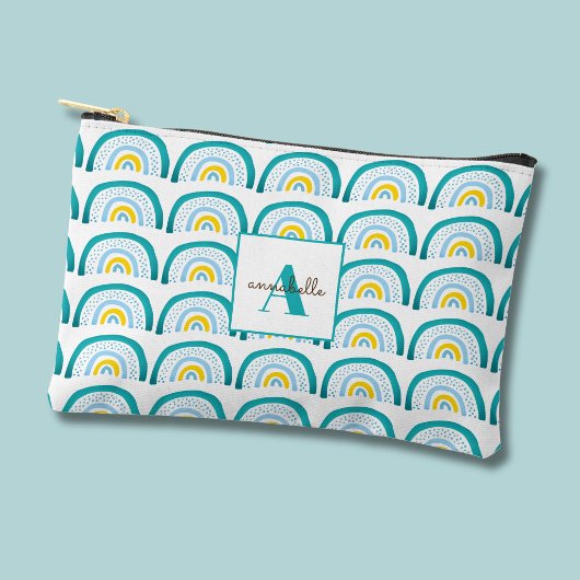 Meisjes Regenboog turquoise Etui