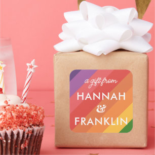 Meisjes Regenboog Verjaardagscadeau Stickers