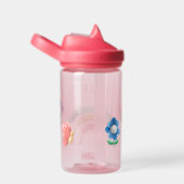 Meisjes regenboog vlinder Kinder gepersonaliseerd Waterfles (Rechts)