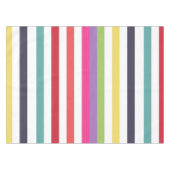 Meisjes regenboogbrede horizontale strips tafelkleed (Voorkant (Horizontaal))