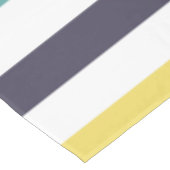 Meisjes regenboogbrede horizontale strips tafelkleed (Gekanteld)