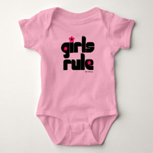 Meisjes regeren baby romper