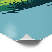 Meisjes regeren de cursus Retro Golf Illustratie Perfect Poster (Hoek)