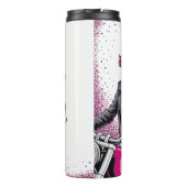 Meisjes regeren de wereld kunst thermosbeker (Achterkant)