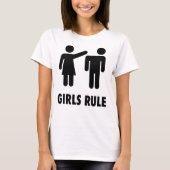 "Meisjes regeren" Empowerment T-shirt (Voorkant)