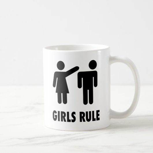 Meisjes regeren koffiemok (Rechts)