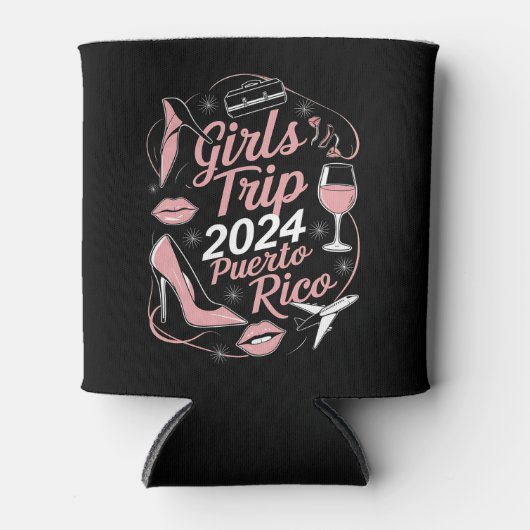 Meisjes Reis 2024 Puerto Rico Reisgroep Caribbean Blikjeskoeler (Voorkant)