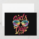 Meisjes Reis 2024 Weekend Zomer Strand Vakantie 20 Kaart (Voorkant / Achterkant)