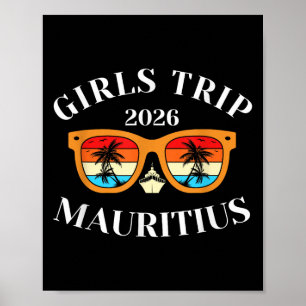 Meisjes reis 2026 Mauritius voorjaarsvakantie 2026 Poster