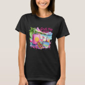 Meisjes reis Aruba 2025 Tropische vakantie vibes T-shirt (Voorkant)