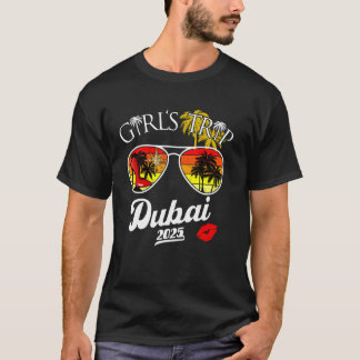 Meisjes reis Dubai 2025 Shirten Vrouwen Weekend Bi T-shirt