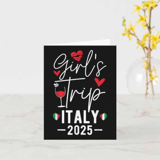 Meisjes reis Italië 2025 Vrouwen&#39;s Weekend Gir Kaart (Gele Bloem)