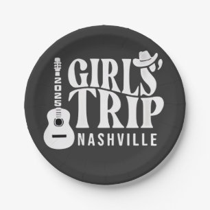 Meisjes reis Nashville 2025 vakantie zomer Papieren Bordje