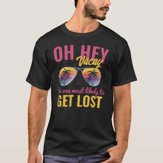 Meisjes Reizen Cool Vacay 2024 Aangepast T-shirt (Voorkant)