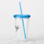 Meisjes reizen goedkoper dan aangepaste vaccinatie acryl drinkbeker (Links)