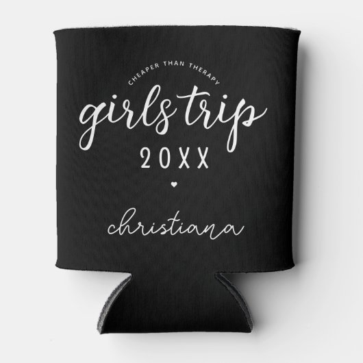 Meisjes reizen goedkoper dan aangepaste vaccinatie blikjeskoeler (Voorkant)