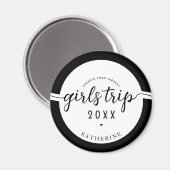 Meisjes reizen goedkoper dan aangepaste vaccinatie magneet (Voorkant / Achterkant)