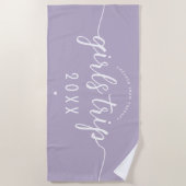 Meisjes reizen goedkoper dan aangepaste vaccinatie strandlaken (Voorkant)