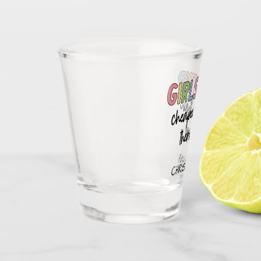 Meisjes reizen goedkoper dan therapie | Deelweeken Shot Glas (Links)