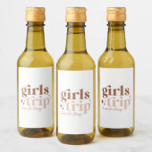 Meisjes reizen goedkoper dan therapie wijn etiket (Flessen)