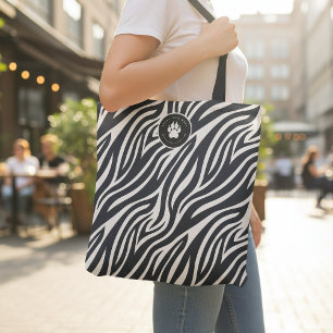 Meisjes Rennen Wild Vrijgezellen Zebra BW ID1151 Tote Bag