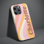 Meisjes Retro  Wave Persoonlijke naam Case-Mate iPhone Case