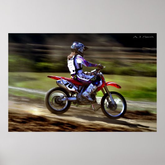 Meisjes rijden ook poster (Voorkant)
