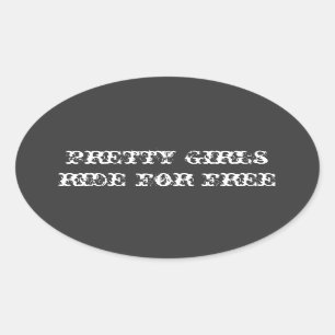  meisjes rijden voor gratis helm sticker