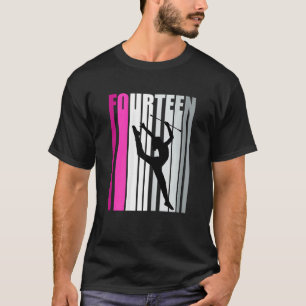 Meisjes Ritmische Gymnastiek 14e Verjaardag Baton T-shirt