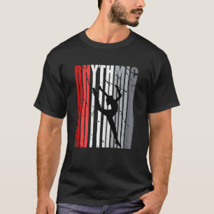 Meisjes Ritmische Gymnastiek Silhouet Dochters Fem T-shirt