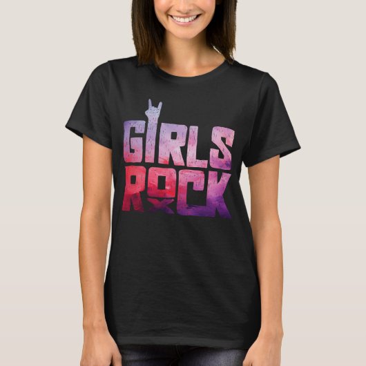 Meisjes Rock in Zweden Rock T-shirt (Voorkant)