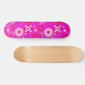 MEISJES ROCK PRO SKATEBOARD - HOT ROZE FUCHSIA - T (Horizontaal)