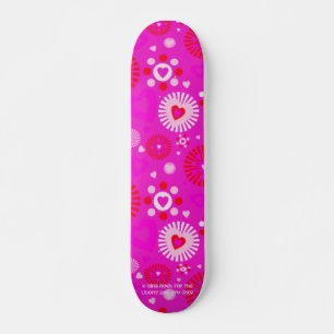 MEISJES ROCK PRO SKATEBOARD - HOT ROZE FUCHSIA - T