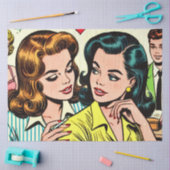  meisjes Romance strips Tissuepapier (Craft)