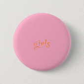 meisjes ronde button 5,7 cm (Voorkant)