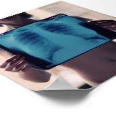 meisjes röntgenfoto borst poster (Hoek)